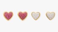 With All My Heart Pavé Studs (Image via Kate Spade)